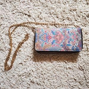 Crossbody Clutch with Chain Strap NEVER USED